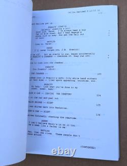 2000 Zoolander by Ben Stiller Drake Sather Hamburg Movie White Shooting Script