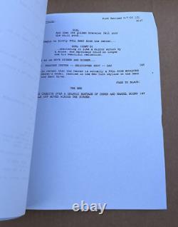2000 Zoolander by Ben Stiller Drake Sather Hamburg Movie White Shooting Script