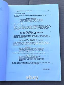 2001 About A Boy Movie Script Signed by Paul & Chris Weitz Universal Hugh Grant