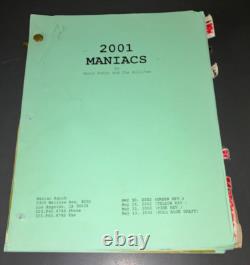 2001 MANIACS Original 2002 Classic Horror Movie Script Sound Mixer Final