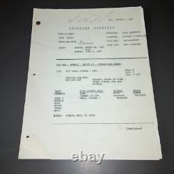 2001 MANIACS Original 2002 Classic Horror Movie Script Sound Mixer Final