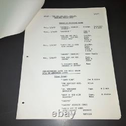 2001 MANIACS Original 2002 Classic Horror Movie Script Sound Mixer Final