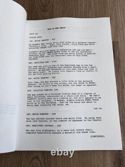 2002 Man In The Chair Michael Schroeder Script Screenplay Draft of 2007 Movie