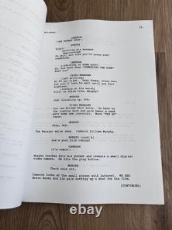 2002 Man In The Chair Michael Schroeder Script Screenplay Draft of 2007 Movie