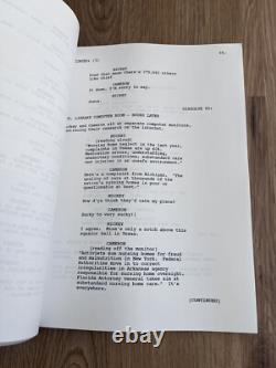 2002 Man In The Chair Michael Schroeder Script Screenplay Draft of 2007 Movie
