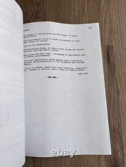 2002 Man In The Chair Michael Schroeder Script Screenplay Draft of 2007 Movie