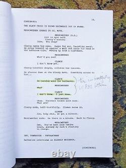 2008 ANNOTATED SCREENPLAY for FILM SOLACE with Colin Farrell, Anthony Hopkins