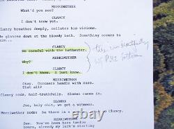 2008 ANNOTATED SCREENPLAY for FILM SOLACE with Colin Farrell, Anthony Hopkins