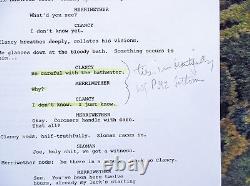 2008 ANNOTATED SCREENPLAY for FILM SOLACE with Colin Farrell, Anthony Hopkins