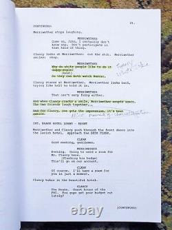 2008 ANNOTATED SCREENPLAY for FILM SOLACE with Colin Farrell, Anthony Hopkins