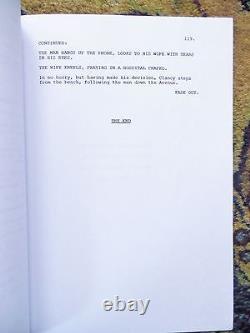 2008 ANNOTATED SCREENPLAY for FILM SOLACE with Colin Farrell, Anthony Hopkins