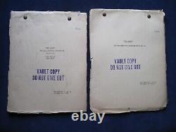 2 ORIGINAL SCRIPTS for KING VIDOR'S Film THE CHAMP with M-G-M STUDIO STAMPS