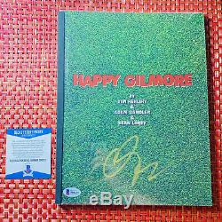 ADAM SANDLER SIGNED HAPPY GILMORE FULL PAGE MOVIE SCRIPT with BECKETT COA
