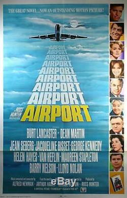 AIRPORT / George Seaton 1968 Screenplay, Classic Burt Lancaster disaster film