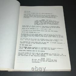 AIR AMERICA (1988) Original Screenplay Mel Gibson Robert Downey Jr Agency COA