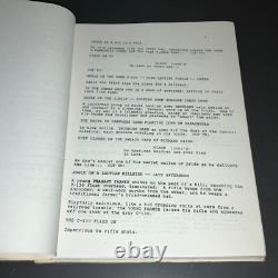 AIR AMERICA (1988) Original Screenplay Mel Gibson Robert Downey Jr Agency COA