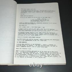 AIR AMERICA (1988) Original Screenplay Mel Gibson Robert Downey Jr Agency COA