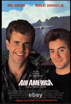AIR AMERICA (1988) Original Screenplay Mel Gibson Robert Downey Jr Agency COA