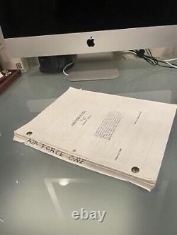 AIR FORCE ONE- Original Movie Script 1997 screenplay Harrison Ford movie prop