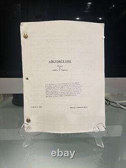 AIR FORCE ONE- Original Movie Script 1997 screenplay Harrison Ford movie prop