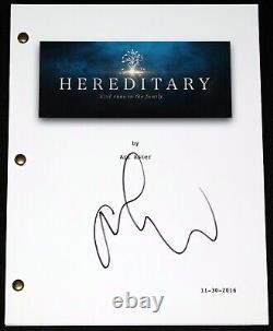 ALEX WOLFF Signed HEREDITARY Full Movie Script Screenplay + PROOF