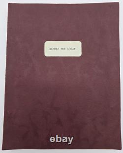 ALFRED THE GREAT / James R. Webb 1968 Screenplay, 9th century England drama film