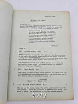 ALFRED THE GREAT / James R. Webb 1968 Screenplay, 9th century England drama film