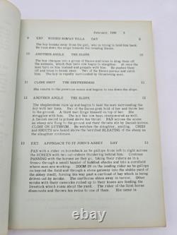 ALFRED THE GREAT / James R. Webb 1968 Screenplay, 9th century England drama film