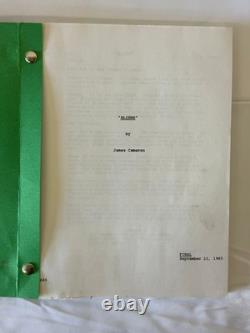 ALIENS by James Cameron 1985 Final Shooting Draft Screenplay Movie Script