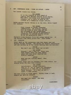 ALIENS by James Cameron 1985 Final Shooting Draft Screenplay Movie Script