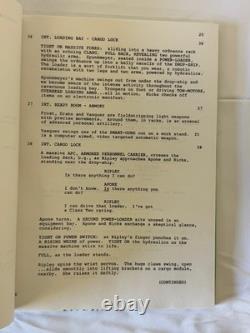 ALIENS by James Cameron 1985 Final Shooting Draft Screenplay Movie Script