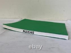 ALIENS by James Cameron 1985 Final Shooting Draft Screenplay Movie Script Alien