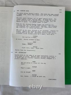 ALIENS by James Cameron 1985 Final Shooting Draft Screenplay Movie Script Alien