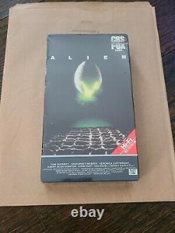 ALIEN 1979 movie press kit, VHS, script, & 35mm trailer RARE Authentic CBS FOX