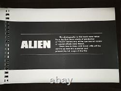ALIEN Movie Pre-Production Spiral-Bound Photograph Photo Book Fox RARE 1978
