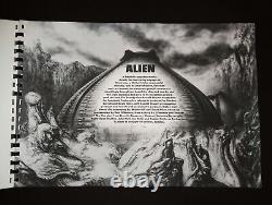 ALIEN Movie Pre-Production Spiral-Bound Photograph Photo Book Fox RARE 1978