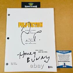 AMANDA PLUMMER SIGNED PULP FICTION FULL MOVIE SCRIPT with BECKETT BAS COA