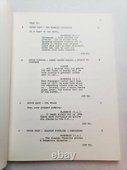 AMERICATHON / Phil Proctor 1978 Screenplay, rare ELVIS COSTELLO & MEAT LOAF film