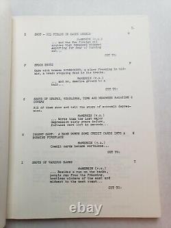 AMERICATHON / Phil Proctor 1978 Screenplay, rare ELVIS COSTELLO & MEAT LOAF film