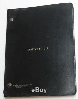 AMITYVILLE 3-D / David Ambrose 1983 Movie Script Screenplay, hell-spawn demon
