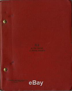 ANDY WARHOL'S BAD (1977) Original 4th draft screenplay of Warhol's final film