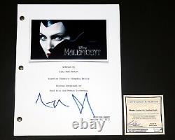 ANGELINA JOLIE Signed MALEFICENT Full Movie SCRIPT autograph with COA