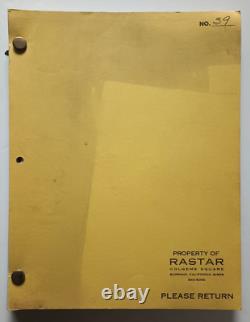 ANNIE (1981) Original Musical Movie Script by Carol Sobieski