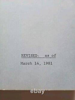 ANNIE (1981) Original Musical Movie Script by Carol Sobieski