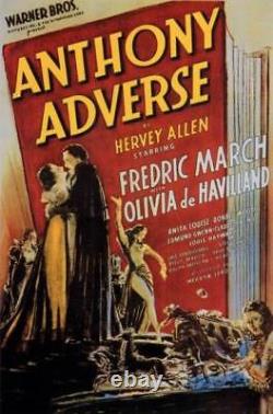 ANTHONY ADVERSE / Sheridan Gibney 1935 Movie Script Screenplay, Fredric March