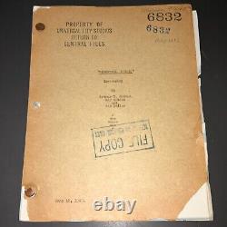 ARGENTINE NIGHTS (1940) Ritz Bros. Uni File Lot Script+Continuity+Trailer+COA