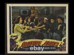 ARGENTINE NIGHTS (1940) Ritz Bros. Uni File Lot Script+Continuity+Trailer+COA