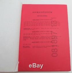 ARMAGEDDON / J. J. Abrams 1997 Movie Script, Asteroid the size of Texas, Sci Fi