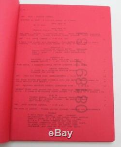 ARMAGEDDON / J. J. Abrams 1997 Movie Script, Asteroid the size of Texas, Sci Fi