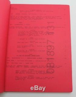 ARMAGEDDON / J. J. Abrams 1997 Movie Script, Asteroid the size of Texas, Sci Fi